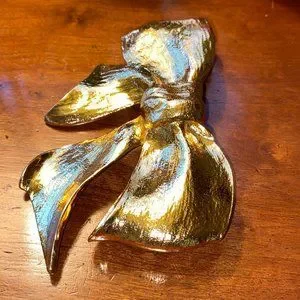 Christopher Ross 24 KT Gold Bow Belt 1983 Christopher Ross Gold Bow Belt Buckle | PARPARIAN main image 3